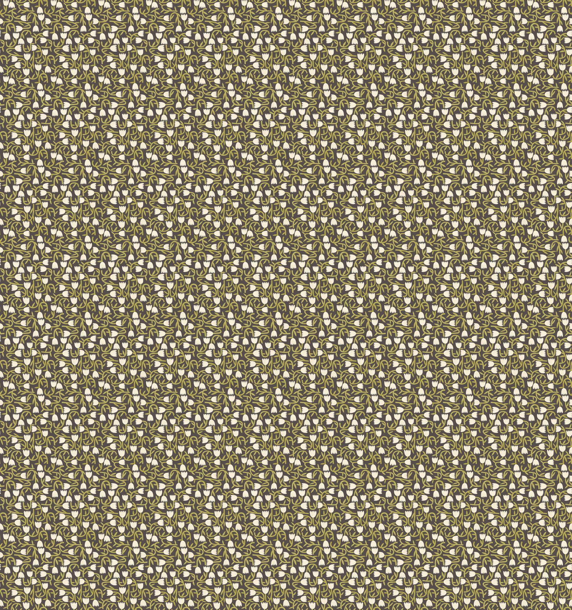 GHS50140W Tiny Tulip Midnight Wallpaper by Ohpopsi
