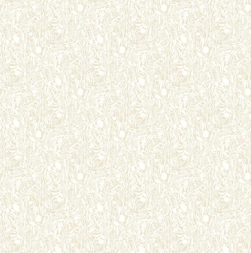 GHS50141W Verdure Linen Wallpaper by Ohpopsi