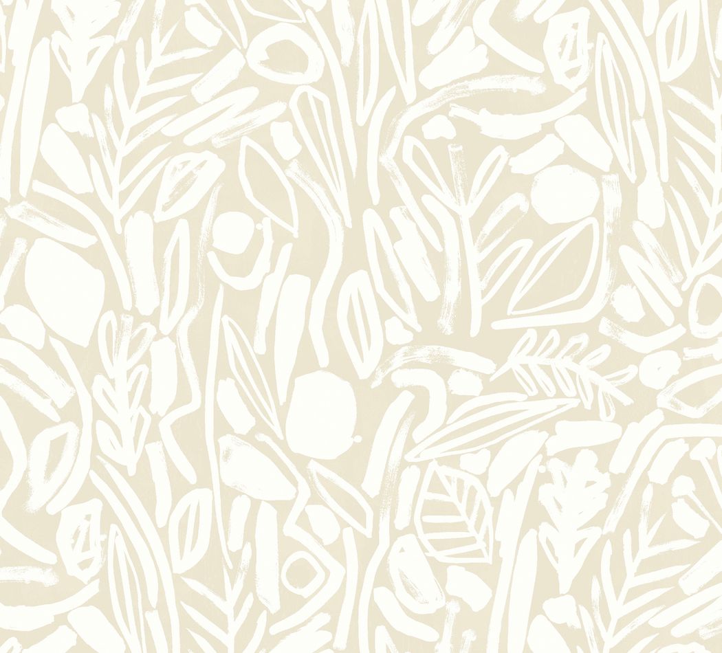 GHS50141W Verdure Linen Wallpaper by Ohpopsi