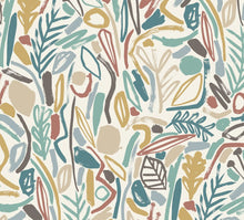 GHS50148W Verdure Teal & Cinnamon Wallpaper by Ohpopsi