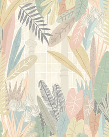 GHS50149W Glasshouse Blush & Apricot Wallpaper by Ohpopsi
