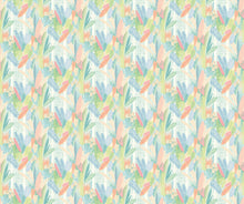 GHS50150W Glasshouse Coral & Mint Wallpaper by Ohpopsi