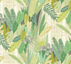 Glasshouse Sage & Chartreuse Glasshouse Wallpaper by Ohpopsi