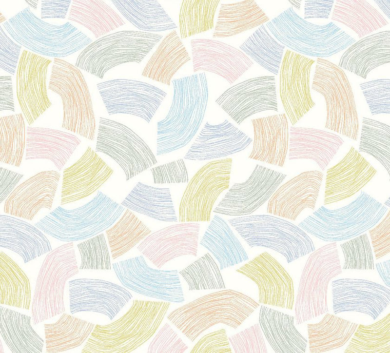 GHS50158W Elements Coral Pastel Wallpaper by Ohpopsi