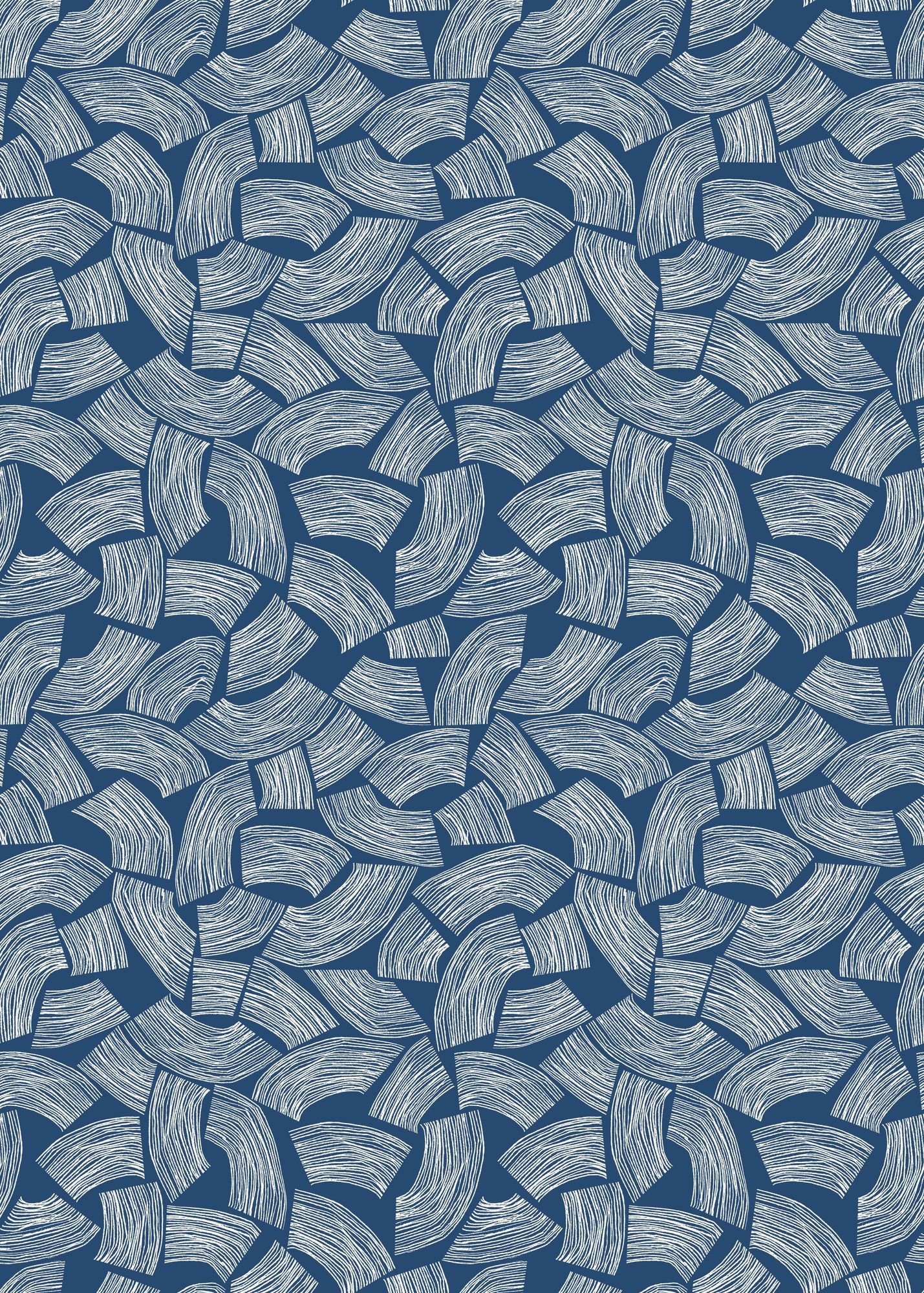 GHS50164W Elements Indigo Wallpaper by Ohpopsi