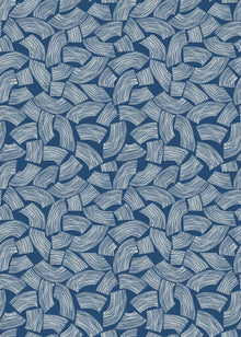 GHS50164W Elements Indigo Wallpaper by Ohpopsi
