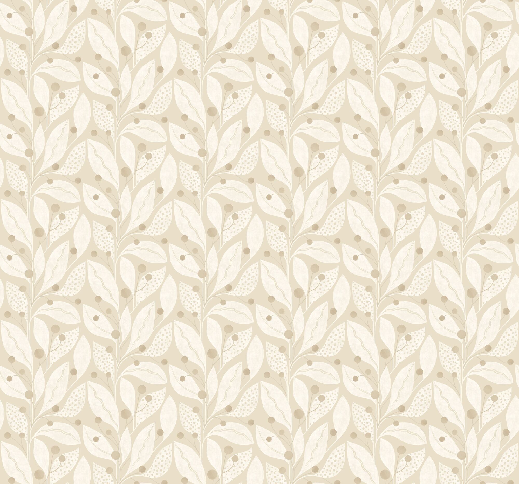 LBK50105W Berry Dot Flax Wallpaper by Ohpopsi