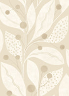 LBK50105W Berry Dot Flax Wallpaper by Ohpopsi