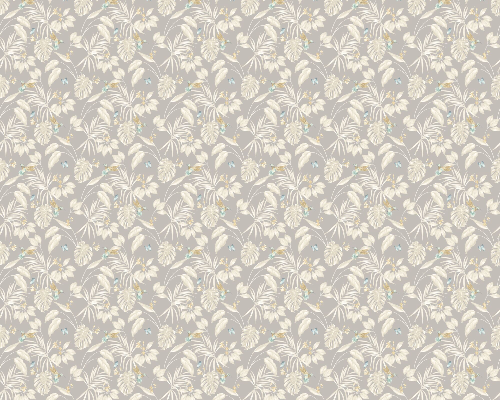 LBK50112W Hummingbird Flint Wallpaper by Ohpopsi