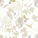 Hummingbird Pearl Laid Bare Wallpaper by Ohpopsi