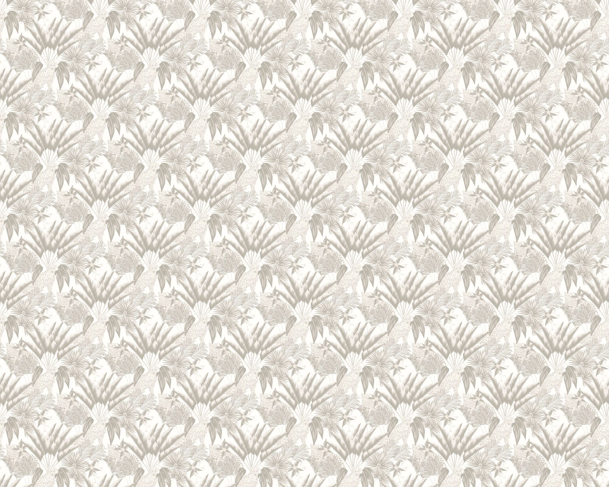 LBK50116W Jungle Cheetah Gilver Wallpaper by Ohpopsi