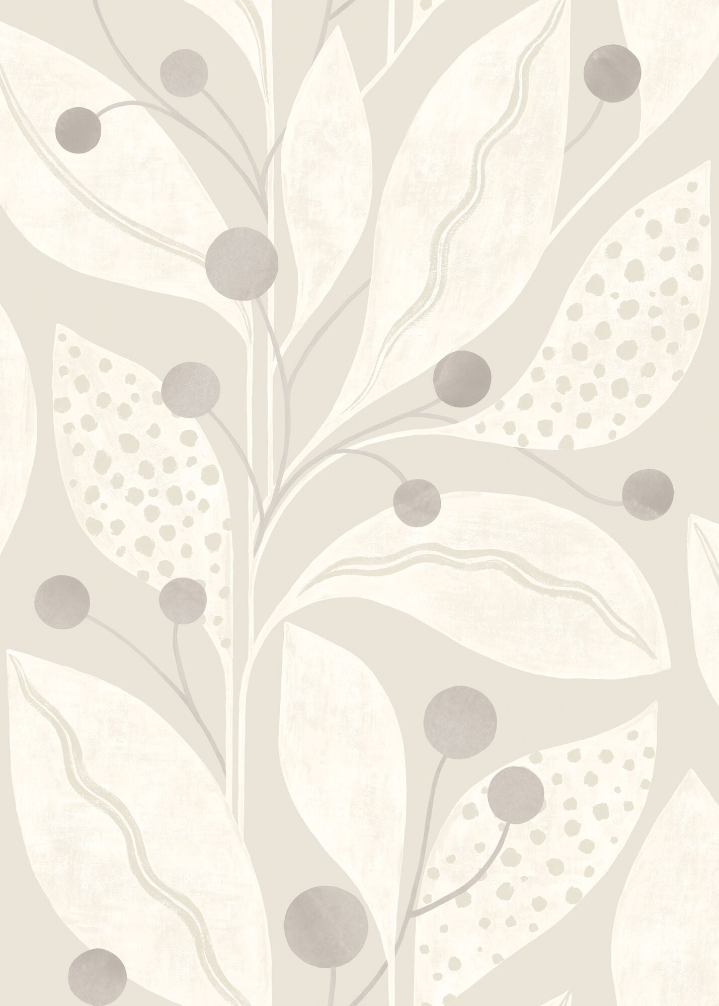 LBK50118W Berry Dot Dove Wallpaper by Ohpopsi