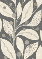 LBK50119W Berry Dot Carbon Wallpaper by Ohpopsi