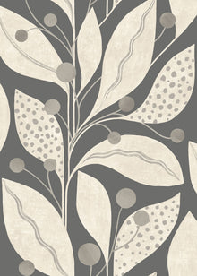LBK50119W Berry Dot Carbon Wallpaper by Ohpopsi