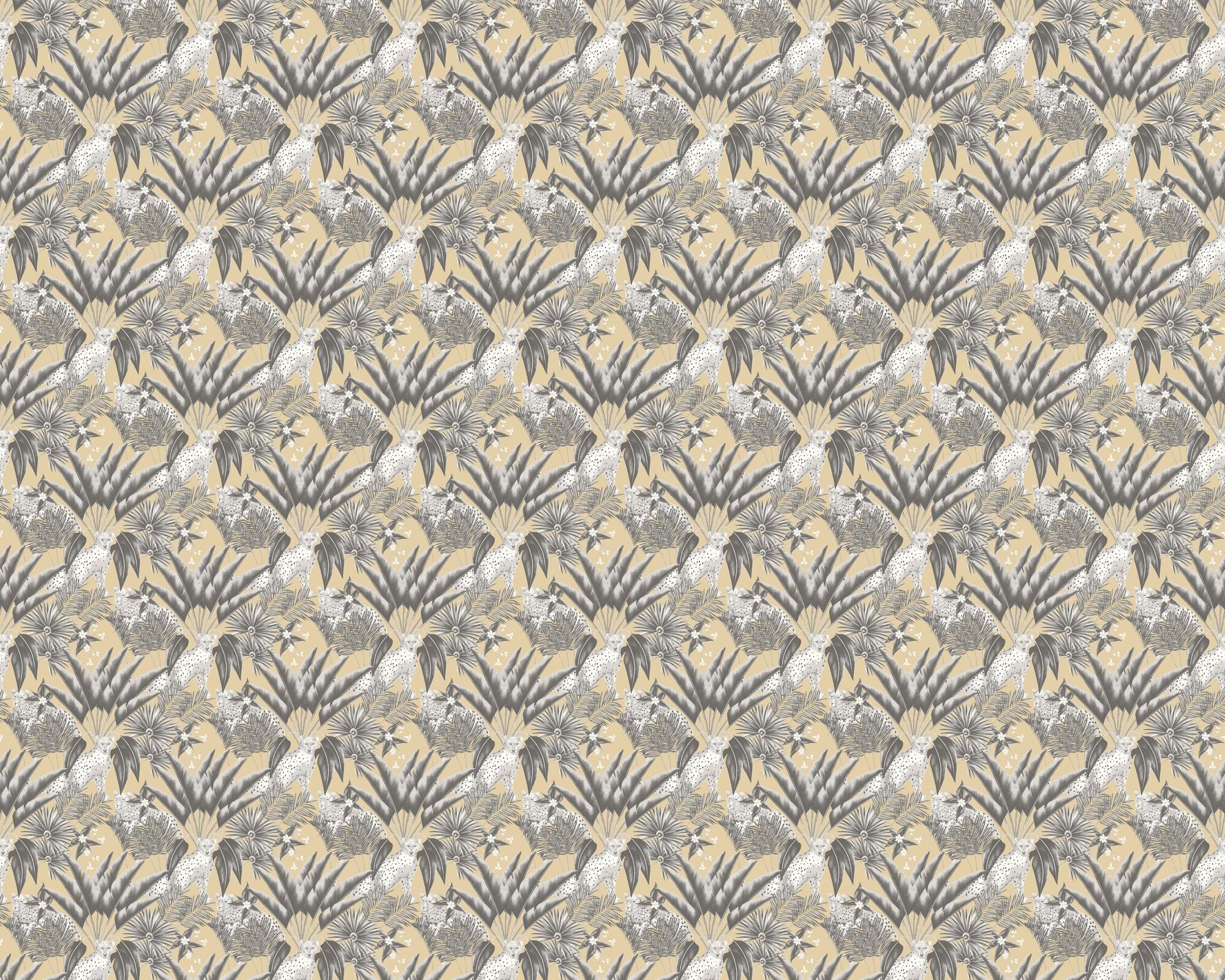 LBK50126W Jungle Cheetah Toffee Wallpaper by Ohpopsi