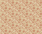 LBK50131W Twisted Geo Ginger Wallpaper by Ohpopsi