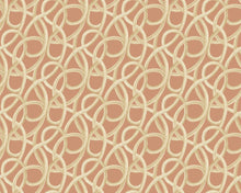 LBK50131W Twisted Geo Ginger Wallpaper by Ohpopsi