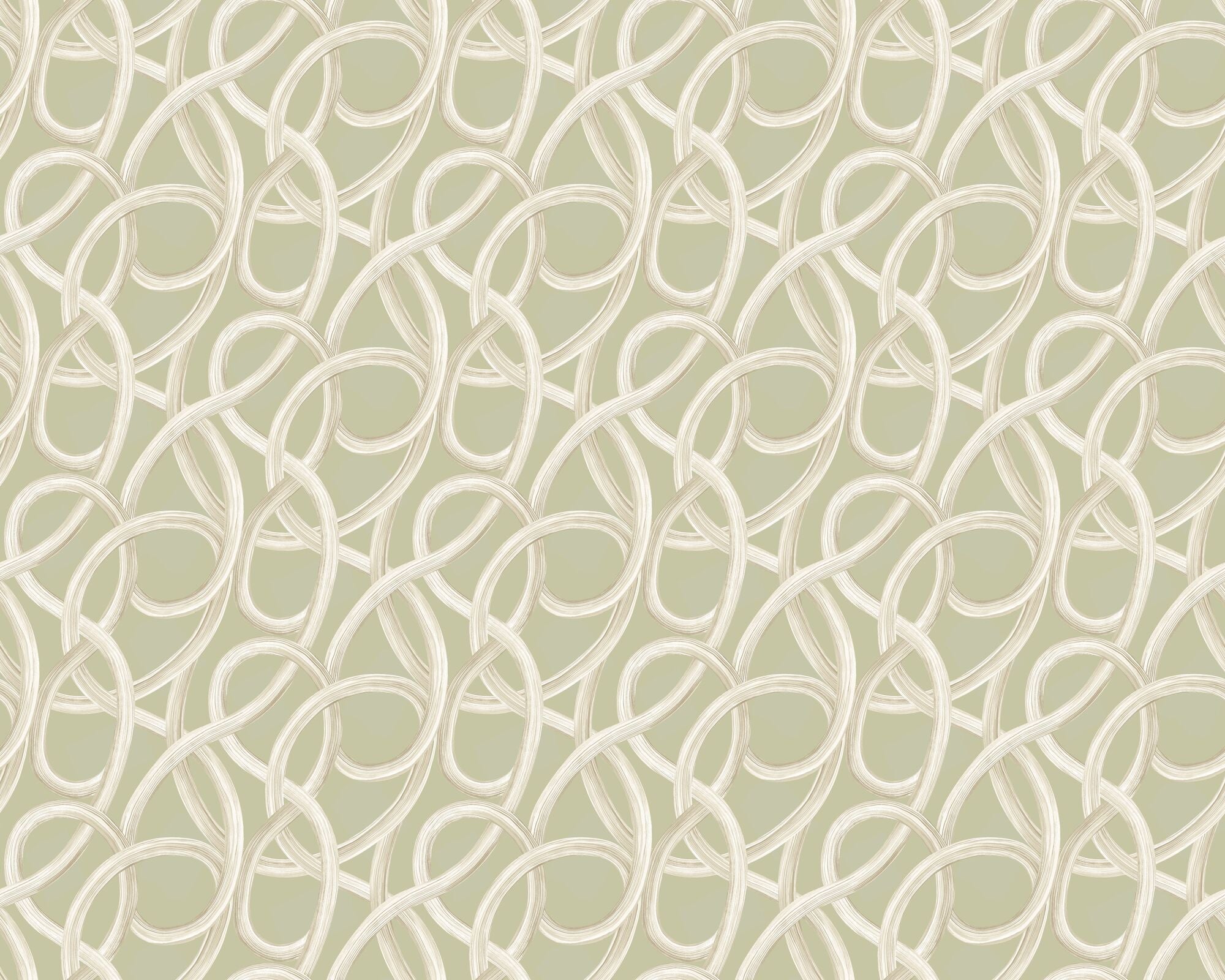 LBK50142W Twisted Geo Moss Wallpaper by Ohpopsi