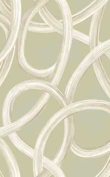 LBK50142W Twisted Geo Moss Wallpaper by Ohpopsi