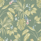 LBK50147W Hummingbird Forest Wallpaper by Ohpopsi