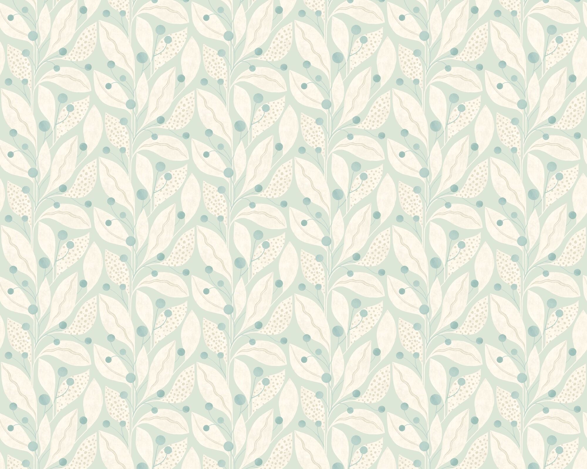 LBK50149W Berry Dot Duckegg Wallpaper by Ohpopsi
