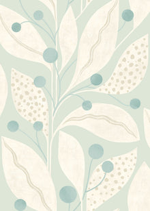 LBK50149W Berry Dot Duckegg Wallpaper by Ohpopsi