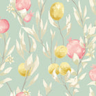LBK50150W Pomegranate Trail Seafoam Wallpaper by Ohpopsi