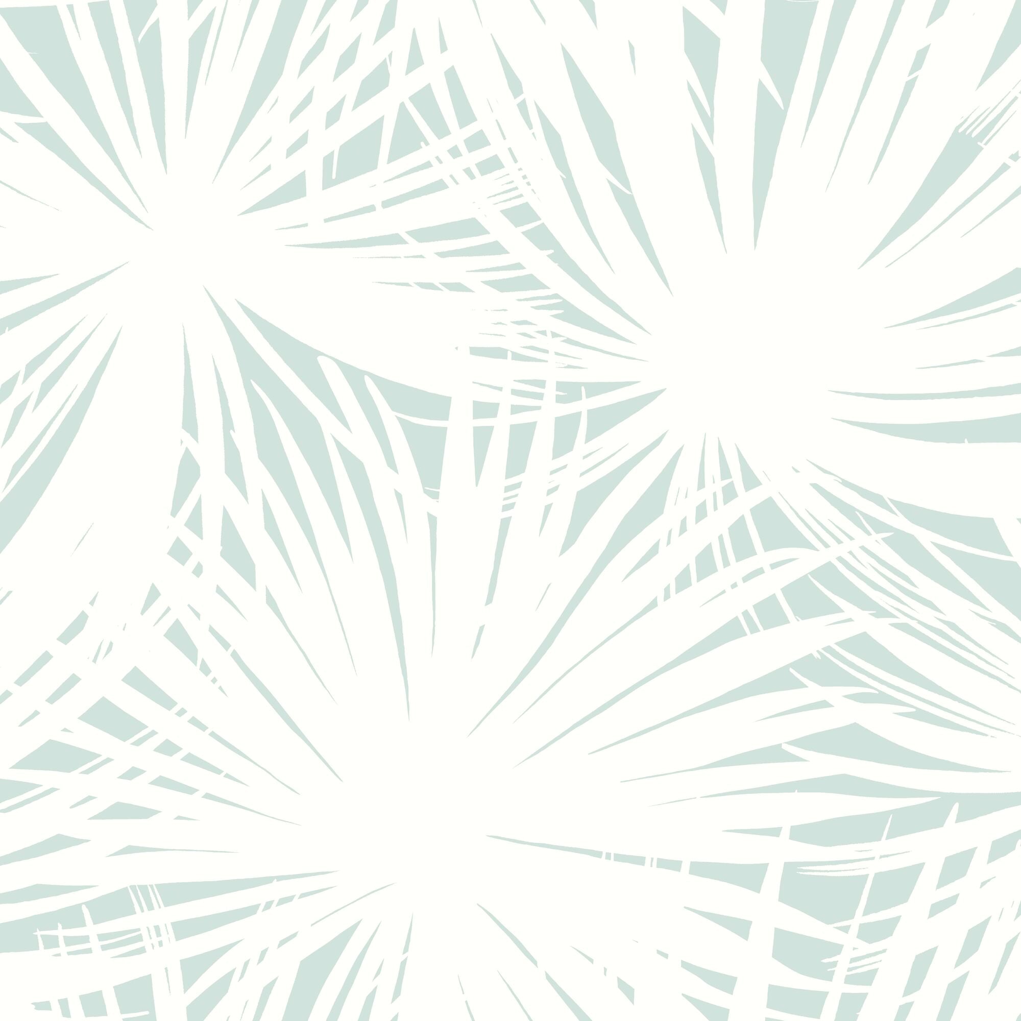 LBK50154W Palm Silhouette Lagoon Wallpaper by Ohpopsi