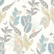Spirit Soft Blue Laid Bare Wallpaper by Ohpopsi