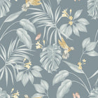 LBK50163W Hummingbird Petrol Wallpaper by Ohpopsi