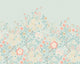 Trailing Lily Duck Egg Blue Mural (Large) by Origin Murals