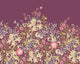 Trailing Lily Aubergine Mural (Medium) by Origin Murals