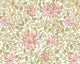 Honeysuckle Soft Coral Mural (Medium) by Origin Murals