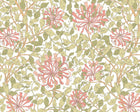 MUR380L Honeysuckle Soft Coral Mural Large by Origin Murals