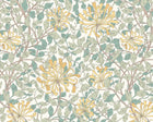 MUR381L Honeysuckle Seafoam Mural Large by Origin Murals