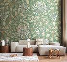 MUR382L Honeysuckle Soft Jade Mural Large by Origin Murals
