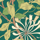 MUR383M Honeysuckle Forest Green Mural Medium by Origin Murals