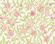 Fruit And Foliage Rose And Apple Green Mural (Medium) by Origin Murals