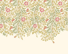MUR400L Cascading Rosehip Rose Pink Mural Large by Origin Murals