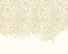 MUR401M Cascading Rosehip Gold And Olive Mural Medium by Origin Murals