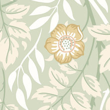 MUR402M Cascading Rosehip Sage Green Mural Medium by Origin Murals