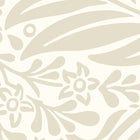 MUR405L Trailing Ferns Stone And Linen Mural Large by Origin Murals