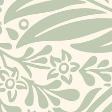 MUR407L Trailing Ferns Sage Green Mural Large by Origin Murals