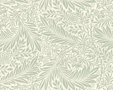 MUR407M Trailing Ferns Sage Green Mural Medium by Origin Murals