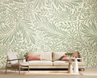 MUR407M Trailing Ferns Sage Green Mural Medium by Origin Murals