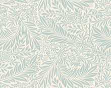 MUR408M Trailing Ferns Duck Egg Mural Medium by Origin Murals