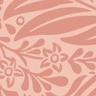 MUR409M Trailing Ferns Warm Coral Mural Medium by Origin Murals