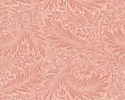 MUR409M Trailing Ferns Warm Coral Mural Medium by Origin Murals