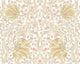 Flower Circle Linen And Blush Mural (Medium) by Origin Murals