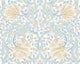 Flower Circle Soft Blue Mural (Large) by Origin Murals